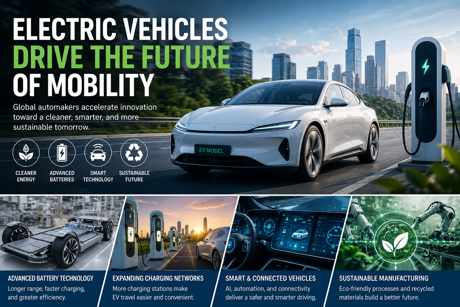 Electric Vehicles Drive the Future of Mobility as Global Automakers Accelerate Innovation